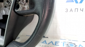 Руль голый Nissan Maxima A36 16-18 кожа черная, царапины