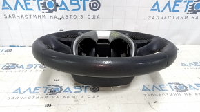 Руль голый Nissan Maxima A36 16-18 кожа черная, царапины