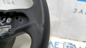 Руль голый Ford Focus mk3 15-18 рест, резина черная, потертости, царапины, под чистку
