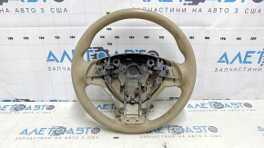 Руль голый Nissan Altima 13-18 резина бежевая, S, царапины, затерт, под чистку