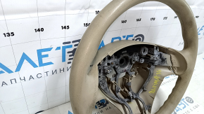 Руль голый Nissan Altima 13-18 резина бежевая, S, царапины, затерт, под чистку