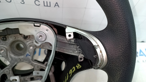 Руль голый Nissan Pathfinder 13-16 резина, черный, под чистку