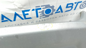 Накладка губы переднего бампера Ford Escape MK3 17-19 рест серебро, царапины, потертости