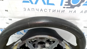 Руль голый Nissan Pathfinder 14-17 кожа черный, с подогревом, под хим чистку, царапины