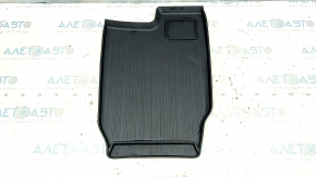 Коврик центральной консоли Toyota Sienna 21-26 черный, резина, царапины