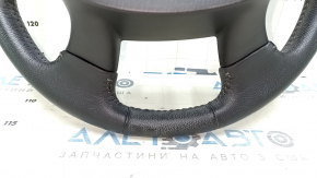 Руль голый Nissan Pathfinder 14-17 кожа черный, с подогревом, под химчистку, царапины