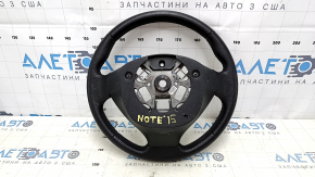 Volan gol Nissan Versa Note 13-19 piele neagra, zgarieturi
