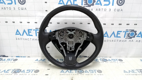 Volan gol Nissan Versa Note 13-19 piele neagra, zgarieturi, zgarieturi