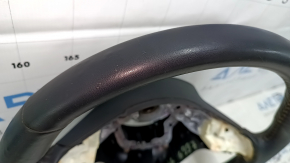 Руль голый Nissan Sentra 20-23 кожа черный с подогревом, царапины, под чистку, тычки