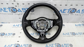 Руль голый Nissan Sentra 13-19 кожа черная, царапины, потертость, под чистку