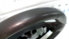 Руль голый Nissan Sentra 13-19 кожа черная, царапины, потертость, под чистку