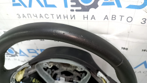 Руль голый Nissan Murano z52 15-18 кожа черная, царапины, тычки