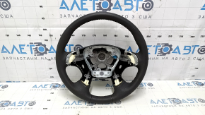 Руль голый Nissan Murano z52 15-18 кожа черная, царапины, тычки