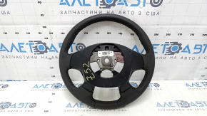Руль голый Nissan Murano z52 15-18 кожа черная, царапины, тычки