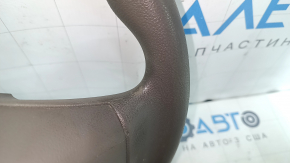 Руль голый Nissan Versa 12-19 темно-серый, резина, затерт, под чистку