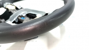 Руль голый Nissan Murano z52 15-18 кожа черная, подогрев, царапины