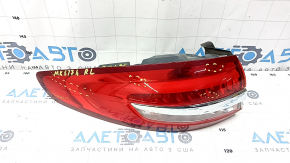 Фонарь внешний крыло левый Ford Fusion mk5 17-20 с хром молдингом, царапины