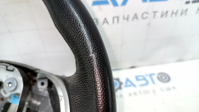 Руль голый Infiniti JX35 QX60 13-14 дорест, кожа, черный, царапины, вмятины, потертость