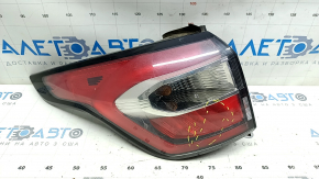 Lumina aripa exterioara stanga Ford Escape MK3 17-19 rest, zgarieturi