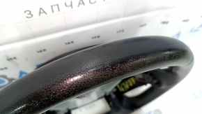 Руль голый Infiniti JX35 QX60 13-14 дорест, кожа, черный, затертый, царапины, тычка, без накладок
