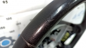 Руль голый Infiniti JX35 QX60 13-14 дорест, кожа, черный, затертый, царапины, тычка, без накладок