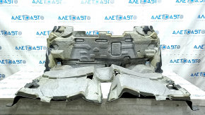 Покрытие пола задний Ford Escape MK3 13-19 черный тип 2, под химчистку