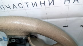 Руль голый Nissan Pathfinder 13-16 кожа бежевый, с подогревом, затертый, царапины