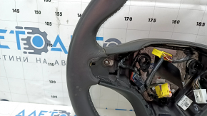 Руль голый Chevrolet Bolt 17 кожа черн, под подогрев, без кнопок и лепестков, царапины, потертости, тычки