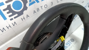 Руль голый Chevrolet Bolt 17 кожа черн, под подогрев, без кнопок и лепестков, царапины, потертости, тычки