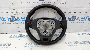 Руль голый Chevrolet Bolt 17 кожа черн, под подогрев, без кнопок и лепестков, царапины, потертости, тычки