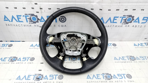 Руль голый Nissan Murano z52 15-18 кожа черная, царапины, под чистку, сломаны крепления