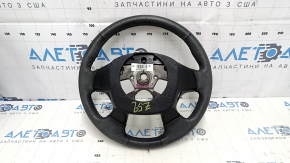 Руль голый Nissan Murano z52 15-18 кожа черная, царапины, под чистку, сломаны крепления