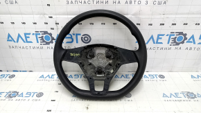 Руль голый VW Jetta 15-16 USA резина черная, без накладки и кнопок