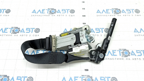 Водительский ремень безопасности Ford Fusion mk5 17-20 черный с натяжителем, под чистку, потрескан пластик на креплении