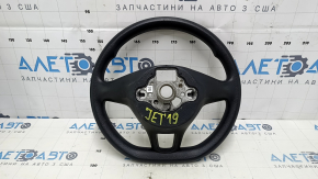 Руль голый VW Jetta 19-23 резина черная, без кнопок и накладки, потертость, вмятина