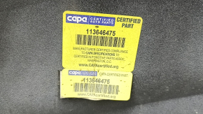 Бампер передний голый Ford Fusion mk5 17-18 без парктроников, белый, Y.C.C. Тайвань, CAPA, надорван, примят, сломаны крепления, царапины