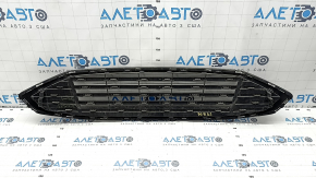 Решетка радиатора grill в сборе с обрамлением Ford Fusion mk5 17-18 хром, песок