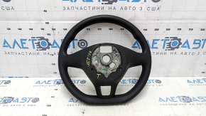 Volanul este gol VW Jetta 15-16 USA, cauciuc negru, fara tampoane si butoane, prinderea este rupta