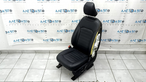 Водительское сидение Ford Fusion mk5 17-20 без airbag, кожа черн, электро, подогрев, стрельнувшее, царапины, под чистку