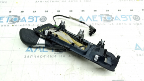 Ручка КПП с накладкой шифтера Ford Escape MK3 17-19 кожа черная, царапины