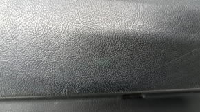 Garnitură portiere față stânga Ford Fusion mk5 17-20 negru cu inserție din piele neagră, turnare din lemn, cotieră din piele, stick de memorie, dent, plastic alb, uzat