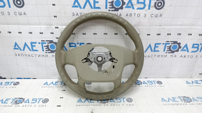 Руль голый Toyota Sienna 11-16 резина бежевая, царапина, под чистку, потерт