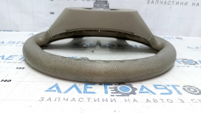 Руль голый Toyota Sienna 11-16 резина бежевая, царапина, под чистку, потерт