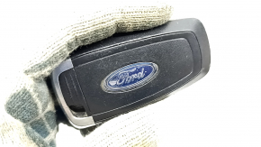 Ключ smart Ford Fusion mk5 17-20 5 кнопок, под автозапуск, тычки, полез хром
