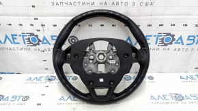 Volan gol Ford Edge 15-24 piele neagra, fara incalzire, prindere rupta, zgarieturi, zgarieturi
