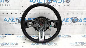 Volan gol Ford Mustang mk6 15-23 piele neagra, fara huse nasturi, abraziune, zgarieturi