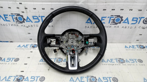 Volan gol Ford Mustang mk6 15-23 piele neagra, fara huse nasturi, zgarieturi, zgarieturi, lovituri
