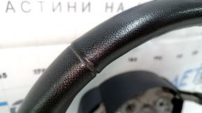 Руль голый Ford Mustang mk6 15-23 кожа черный, без накладок кнопок, царапины, потертости