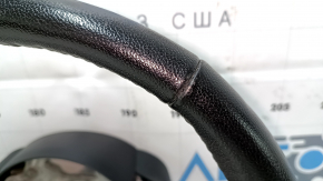 Руль голый Ford Mustang mk6 15-23 кожа черный, без накладок кнопок, царапины, потертости