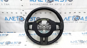 Руль голый Ford Mustang mk6 15-23 кожа черный, без накладок кнопок, царапины, потертости